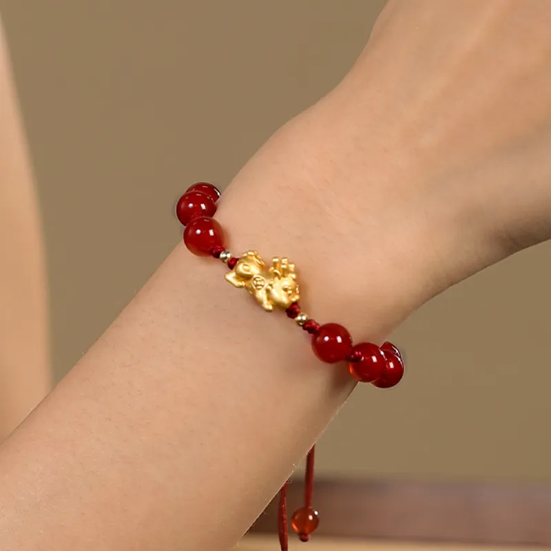 AGOVSKI Jade Bracelets Unisex-18