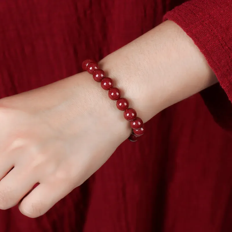 AGOVSKI Reconstructed Cinnabar Bracelets Women's-8