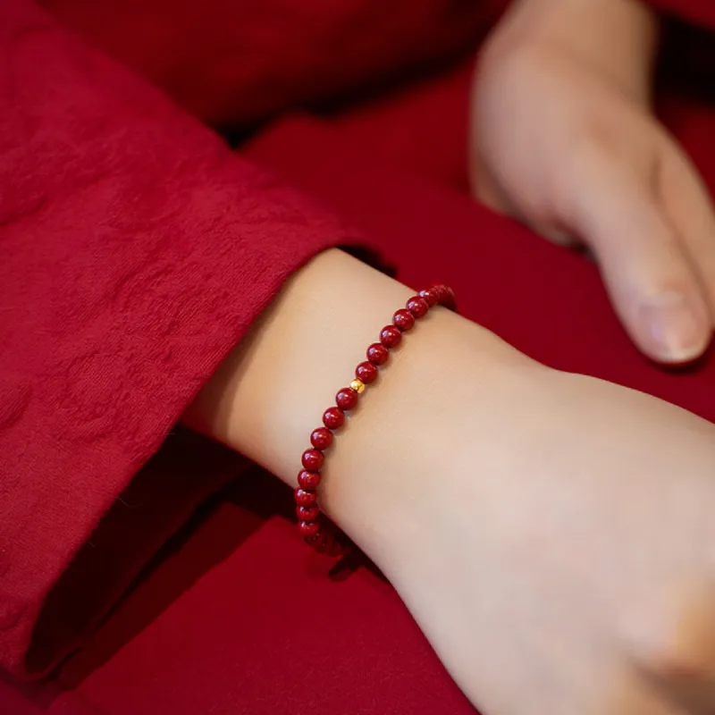 AGOVSKI Reconstructed Cinnabar Bracelets Women's-4