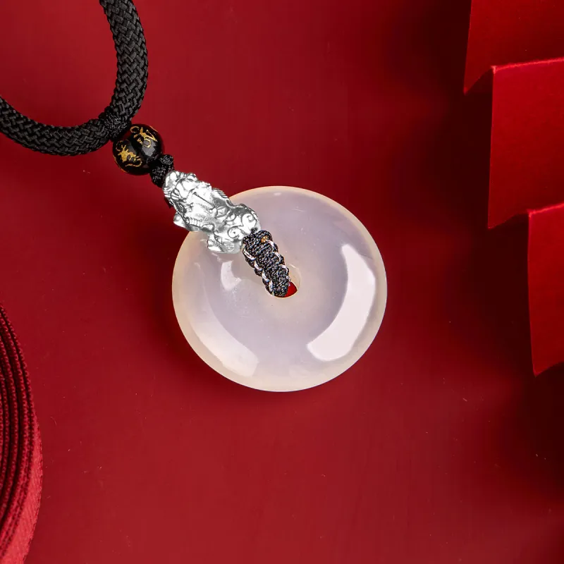 AGOVSKI Agate Jade Necklaces Unisex-3