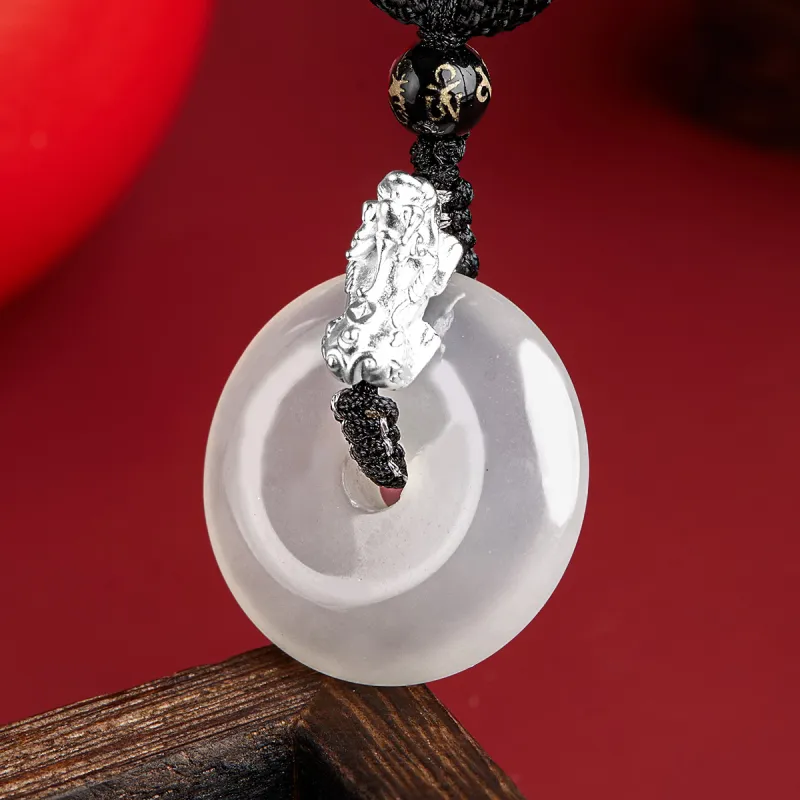 AGOVSKI Agate Jade Necklaces Unisex-2