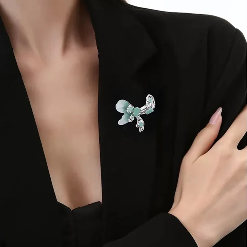 AGOVSKI Eco Friendly Copper Alloy Brooches Women's-5