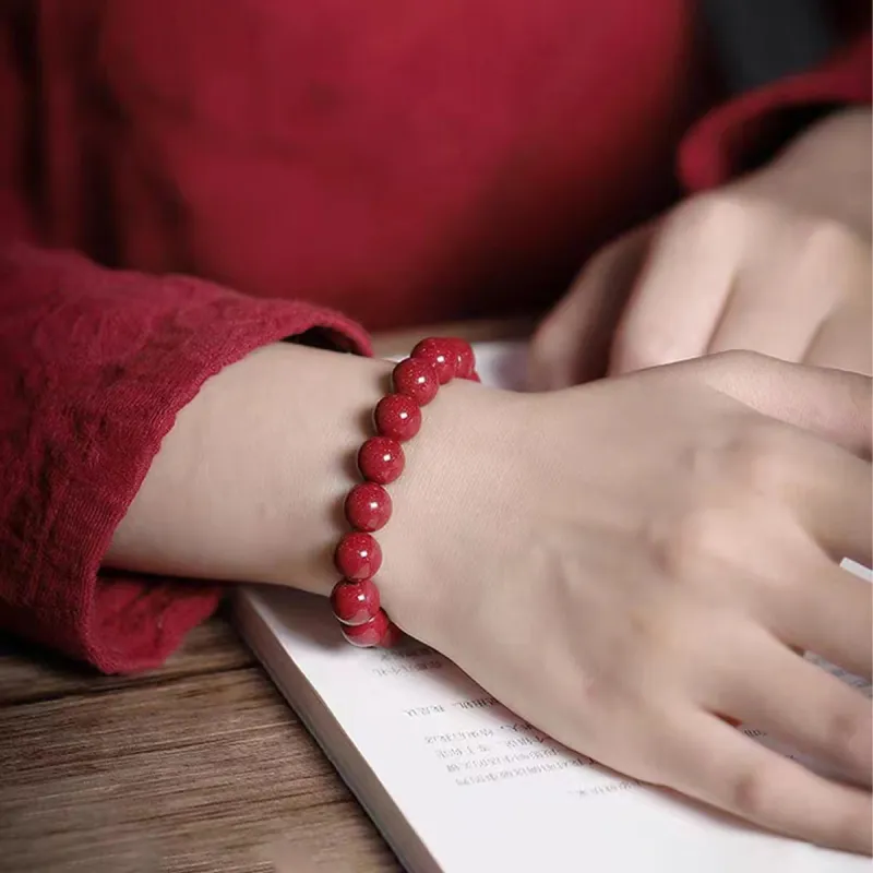 AGOVSKI Reconstructed Cinnabar Bracelets Women's-20