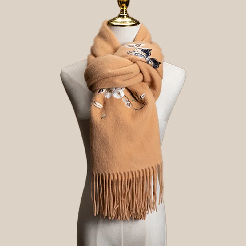 MOERCIAN Sheep Wool Oversized Shawl Women's-1