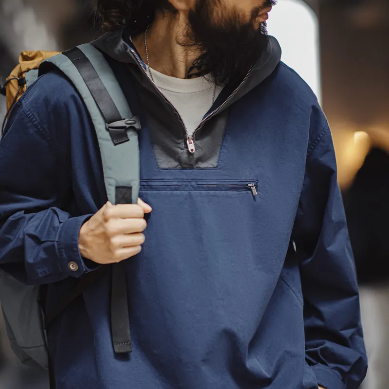 MADEN Sweatshirt Men's Marine Blue-3