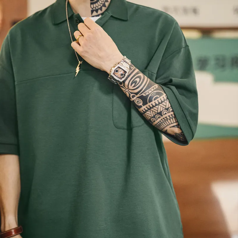 MADEN T Shirt Men's Wilderness Green-6