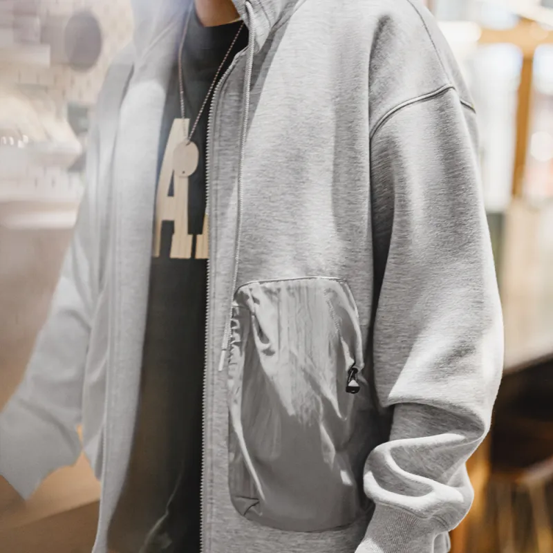 MADEN Sweatshirt Men's Meteorite Gray-5