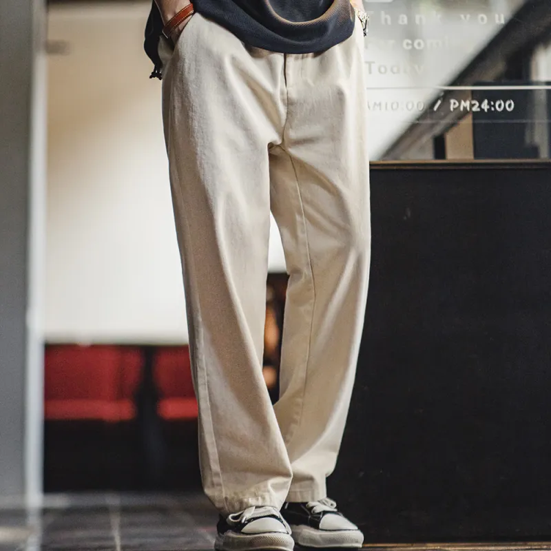 MADEN Jeans Men Ecru-5