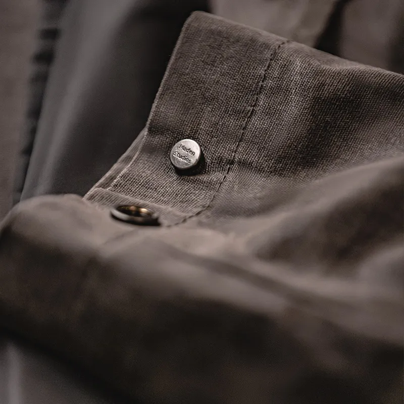 MADEN Coats Men Coffee-7