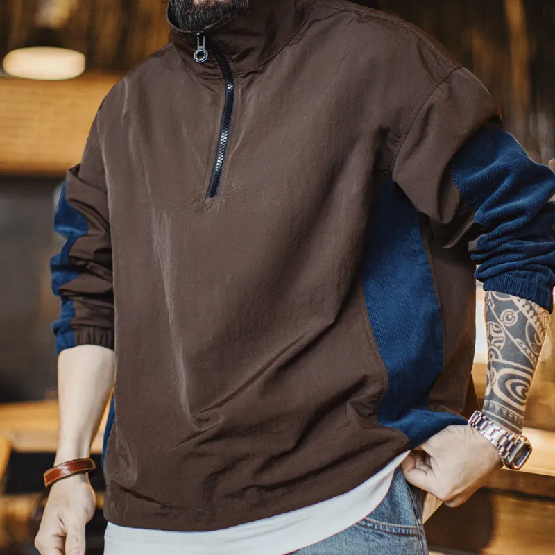 MADEN Jackets Coats Men's Dark Coffee-6