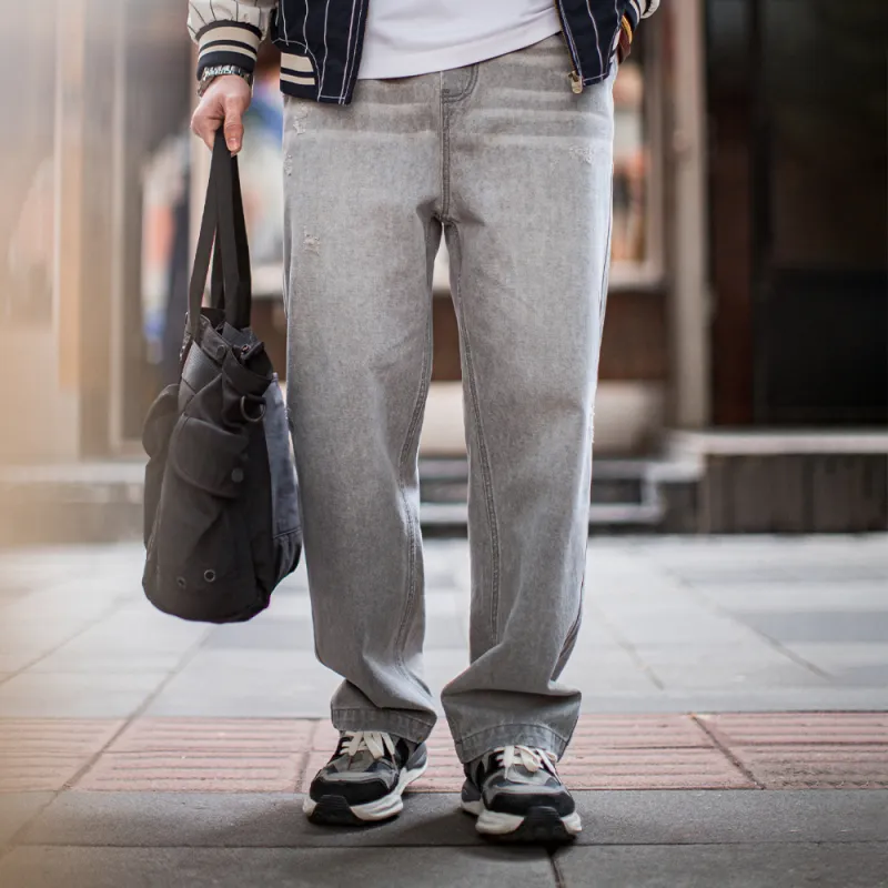 MADEN Jeans Men's Meteorite Gray-2