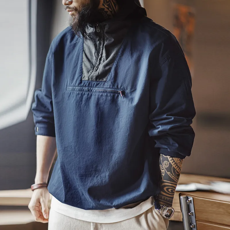 MADEN Sweatshirt Men's Marine Blue-2
