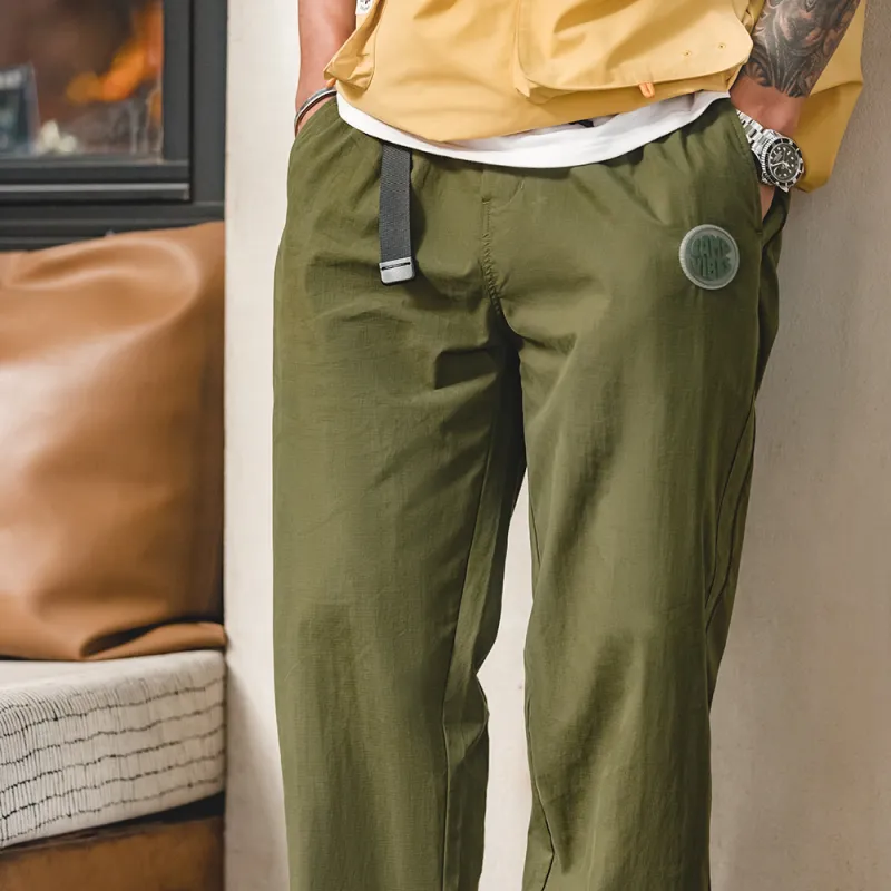 MADEN Casual Pants Men's Army Green-2