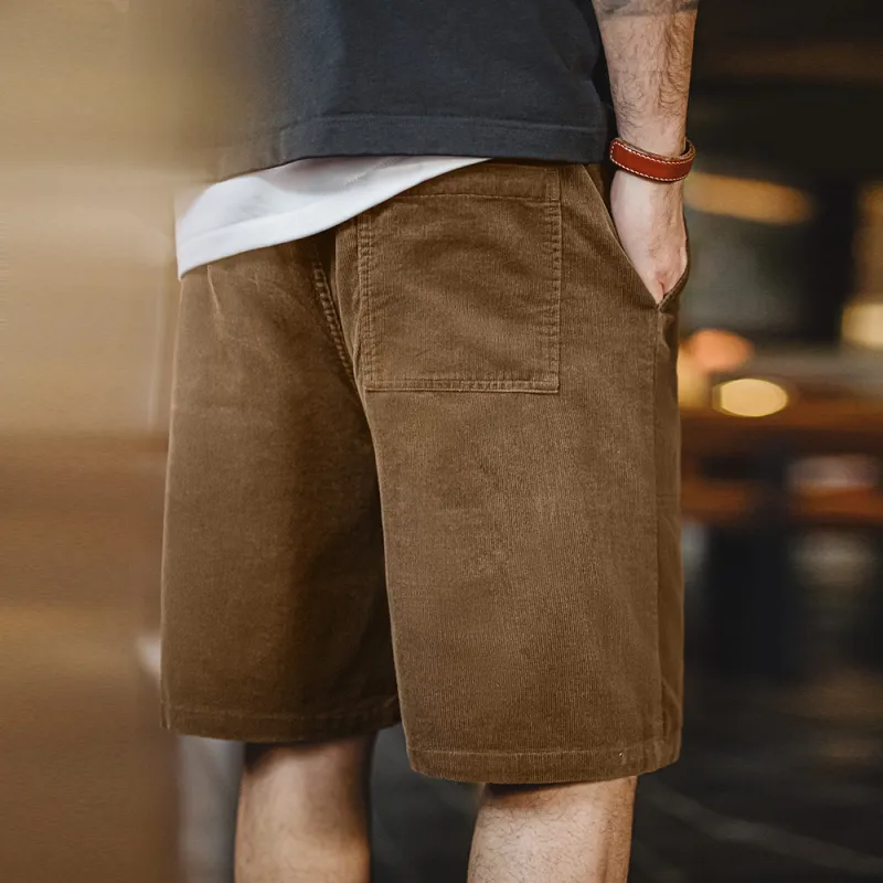 MADEN Cargo Shorts Men's Chestnut Shell Brown-5