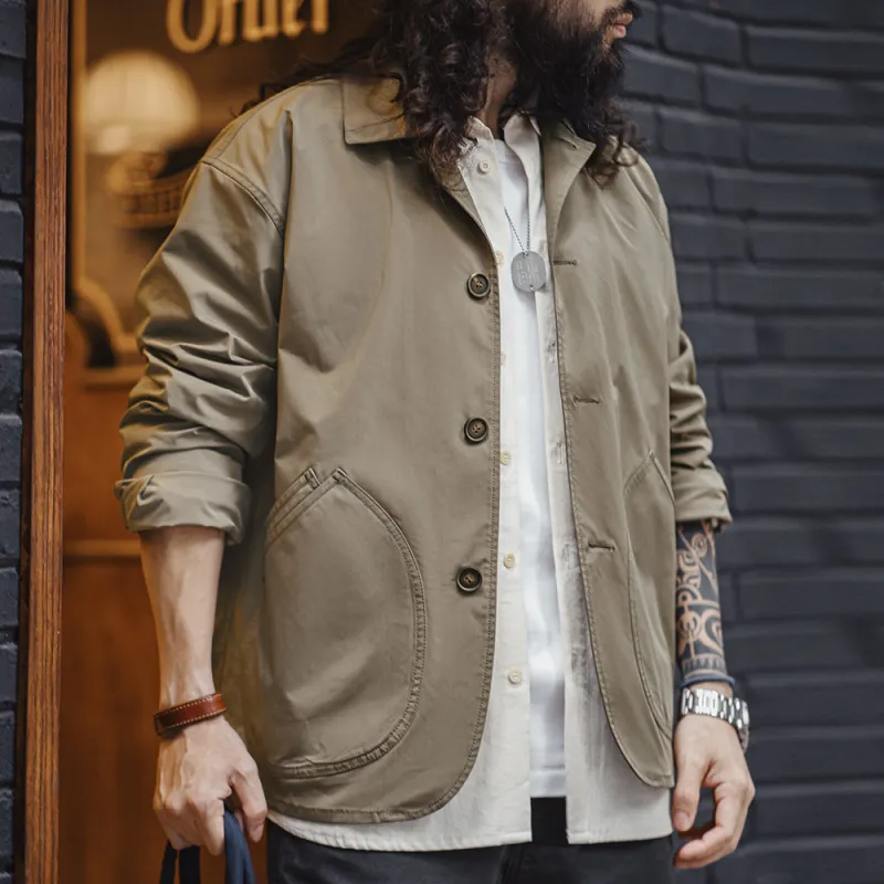 MADEN Jackets & Coats Men's Tea Brown Coffee Color-2