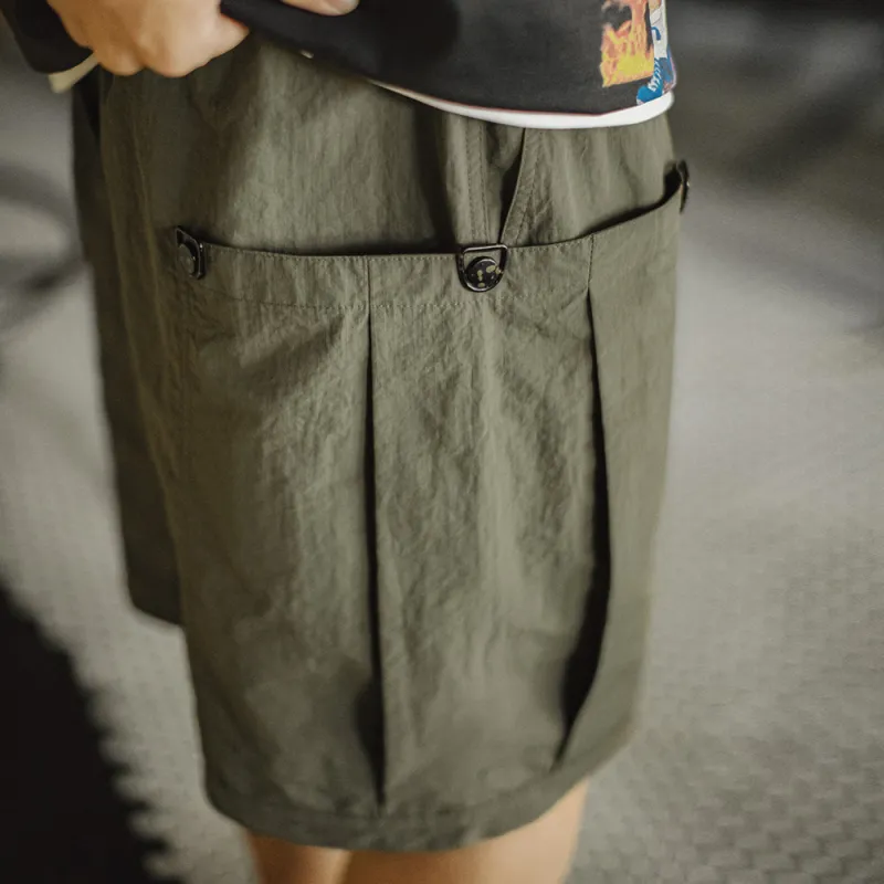 MADEN Cargo Shorts Men Army Green-5