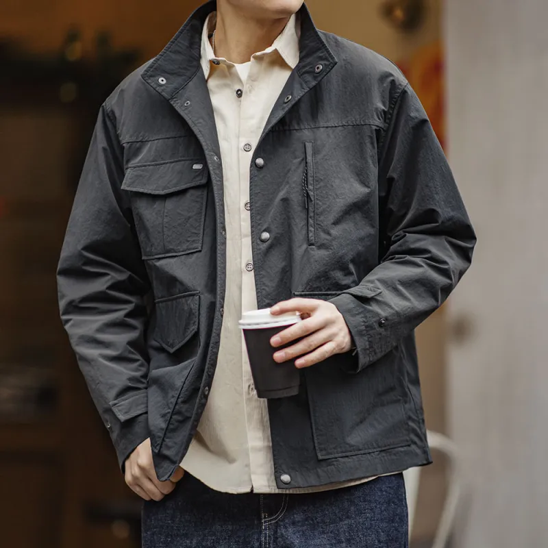 MADEN Jackets Coats Men's Dark Gray-2