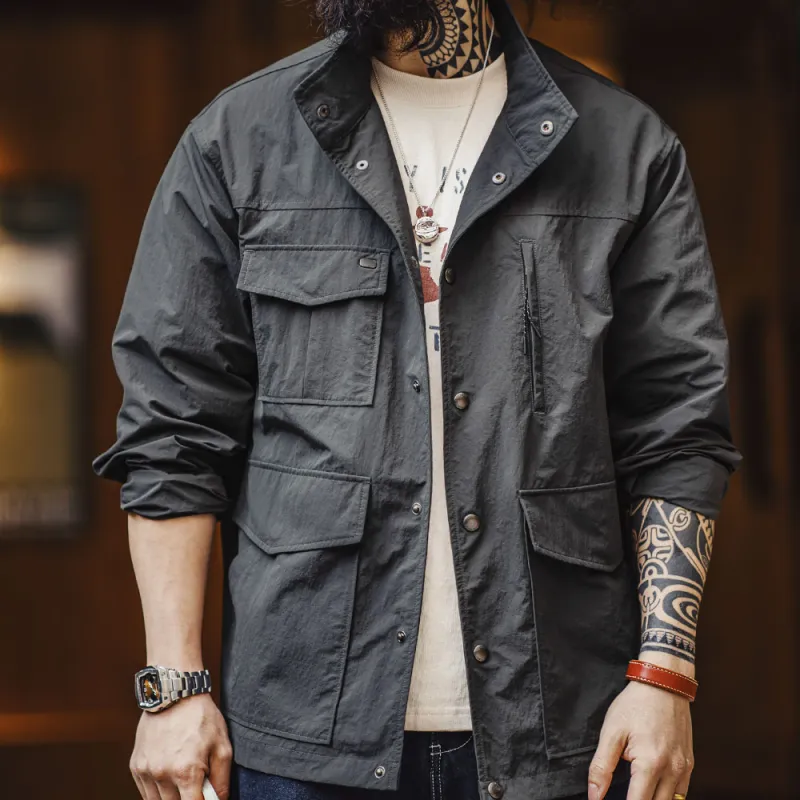 MADEN Jackets Coats Men's Dark Gray-4
