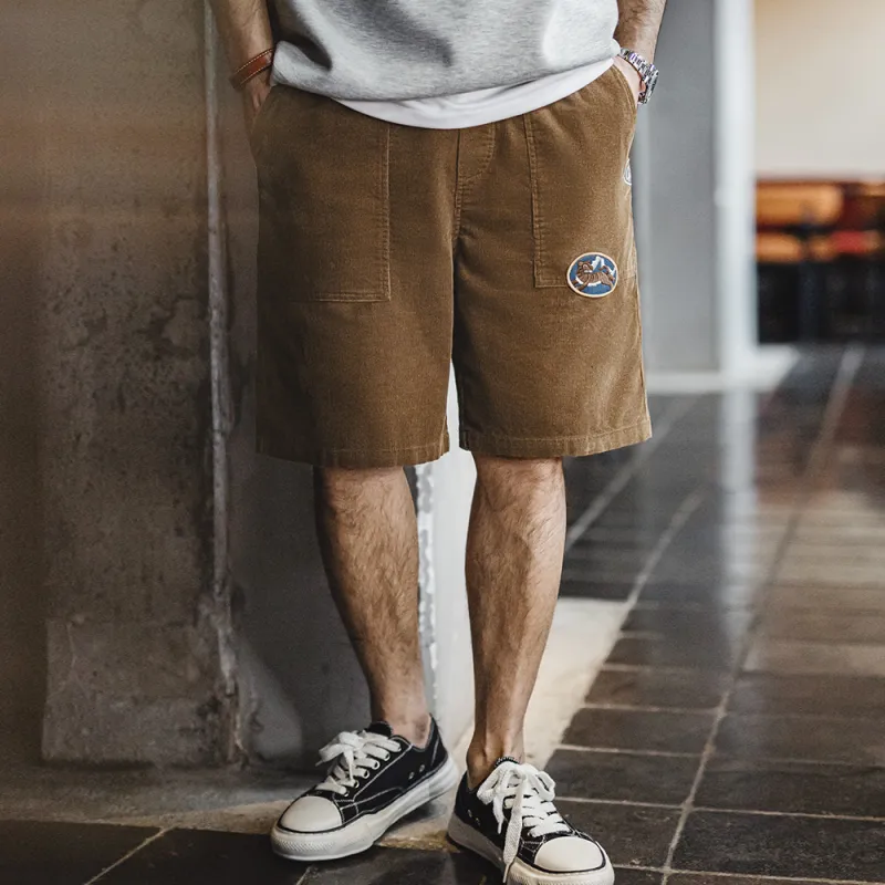 MADEN Cargo Shorts Men's Chestnut Shell Brown-6