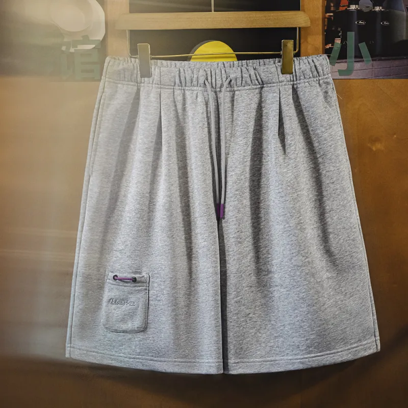 MADEN Casual Shorts Men Gray-6