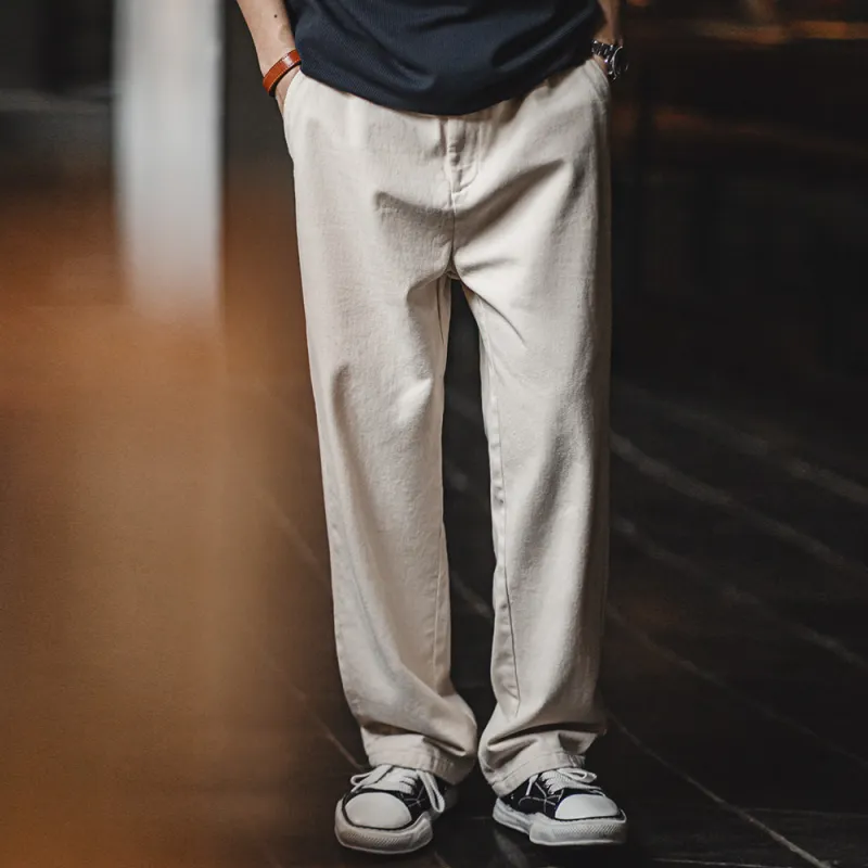 MADEN Jeans Men Ecru-2