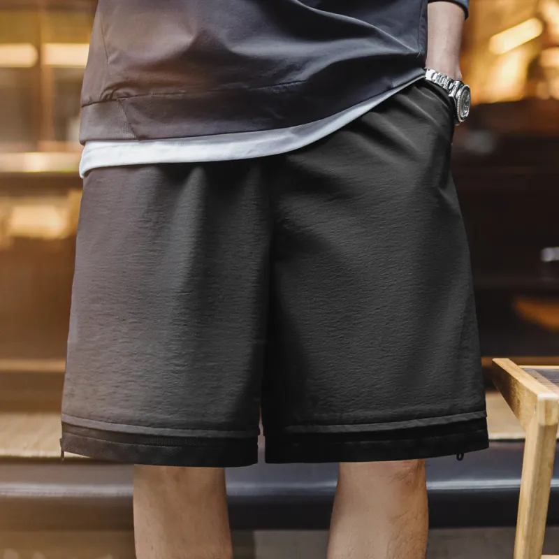 MADEN Cargo Shorts Men Black-2
