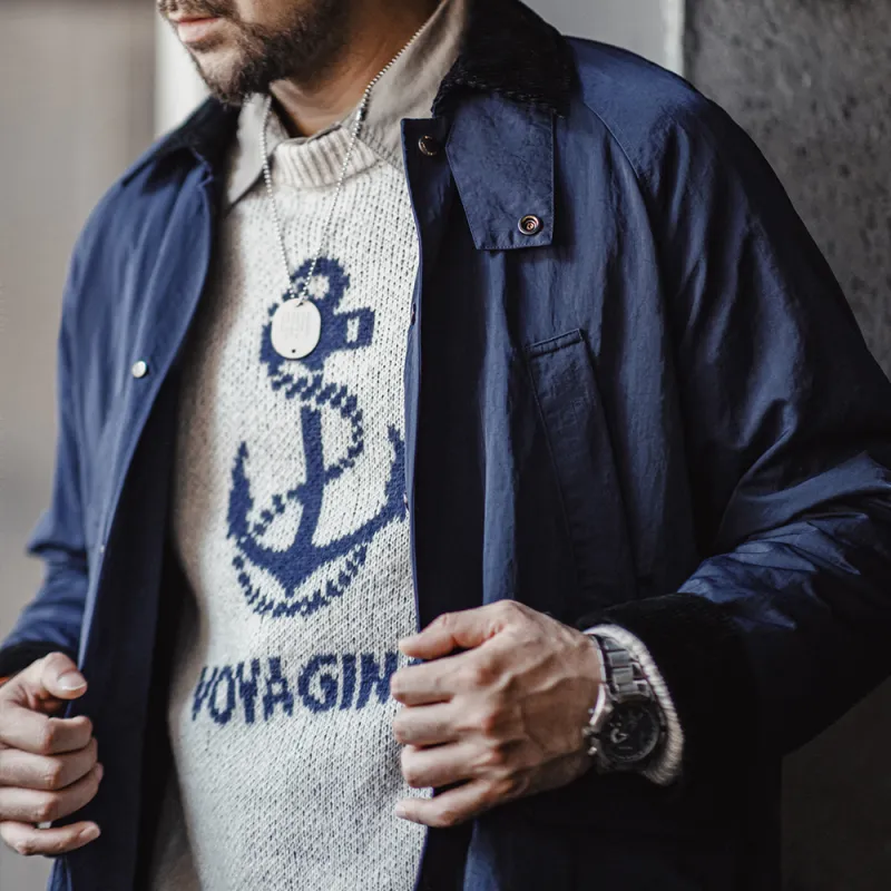 MADEN Trench Coats Men-5