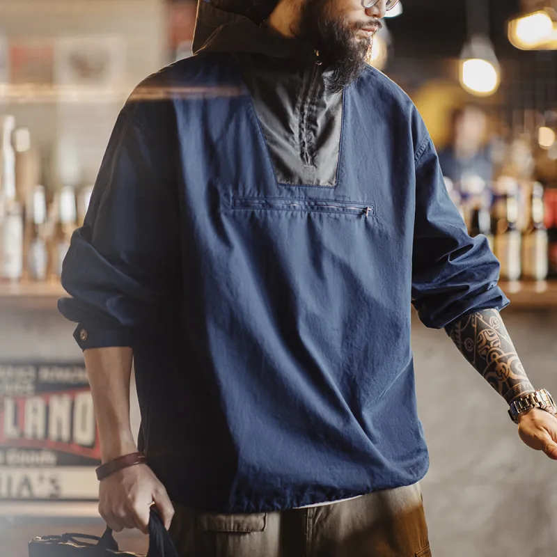 MADEN Sweatshirt Men's Marine Blue-7