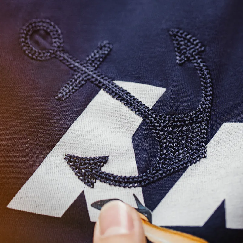 MADEN T Shirts Men Navy Blue-4