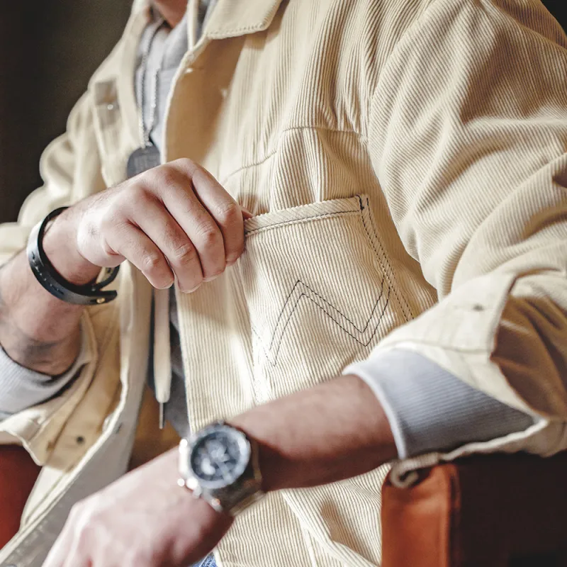 MADEN Jackets Coats Men's Linen-3