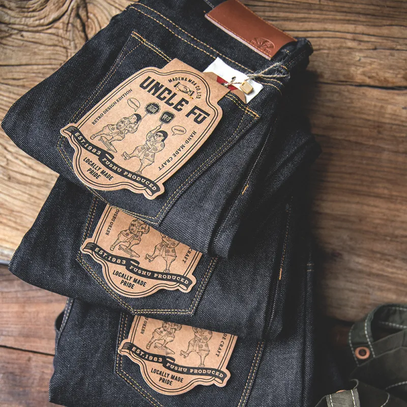 MADEN Jeans Men's Denim Original-6