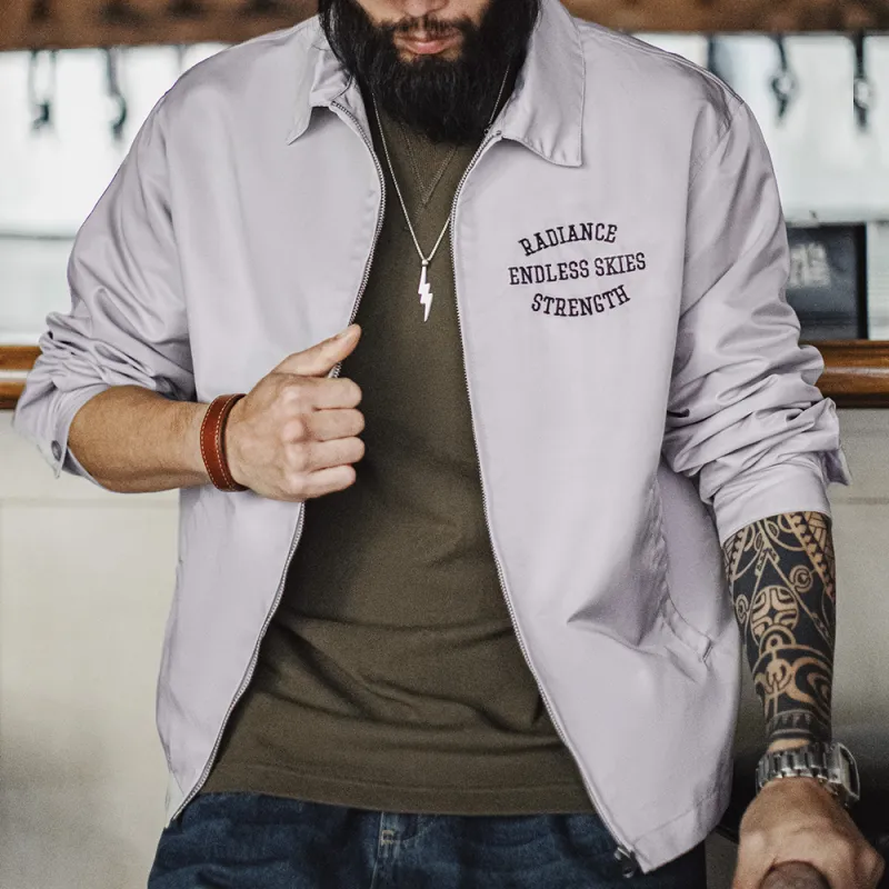 MADEN Jackets Coats Men's Apricot Gray-4