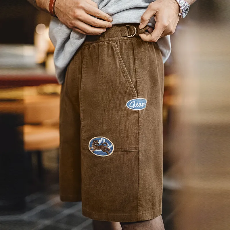 MADEN Cargo Shorts Men's Chestnut Shell Brown-3