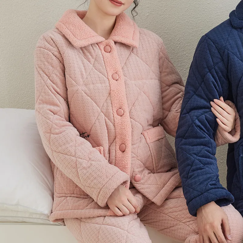 FENTENG Pajama Set Women's Cute Pink-2