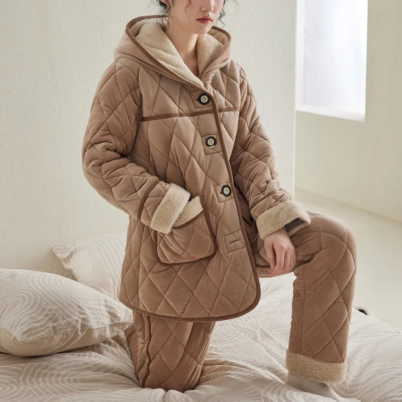 FENTENG Women's Pajama Sets-11