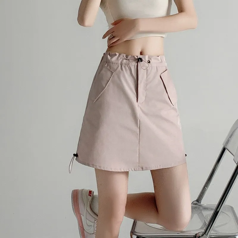 Hao Zhilang Cargo Short Skirts Women's-8