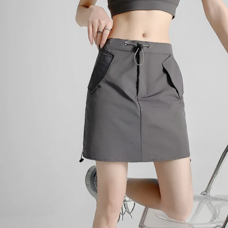 Hao Zhilang Cargo Short Skirts Women's-2