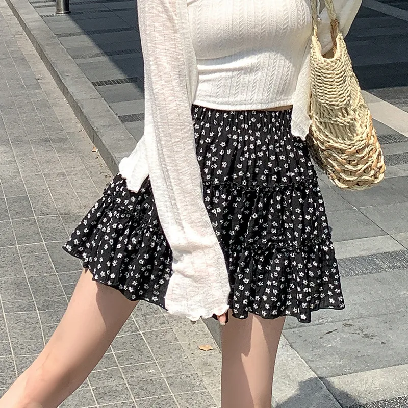 Hao Zhilang Casual Short Skirts Women's-3