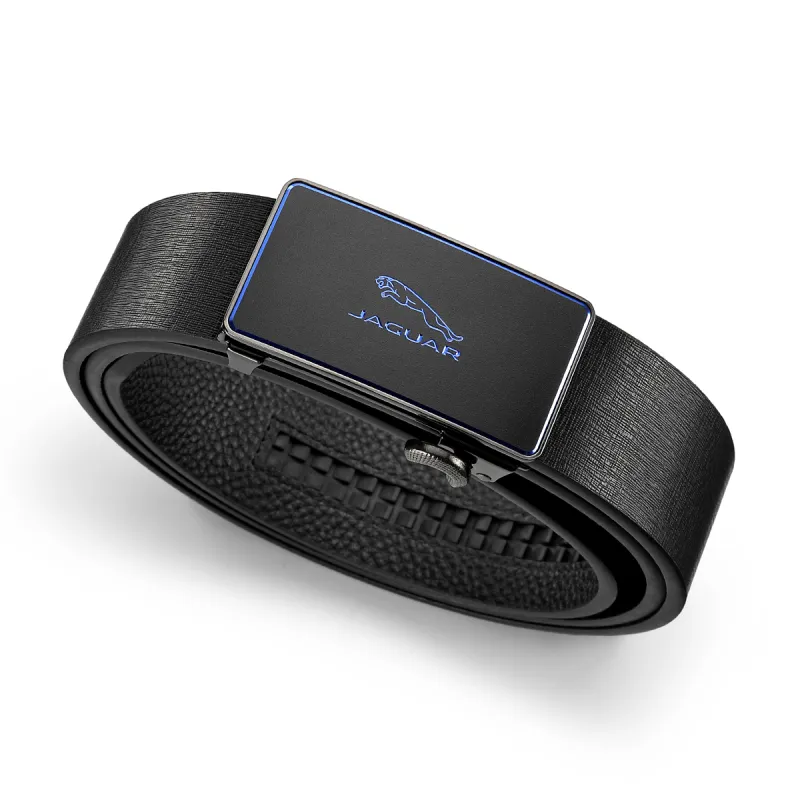 JAGUAR Top Grain Cow Leather Belts Men's 3.4cm-7