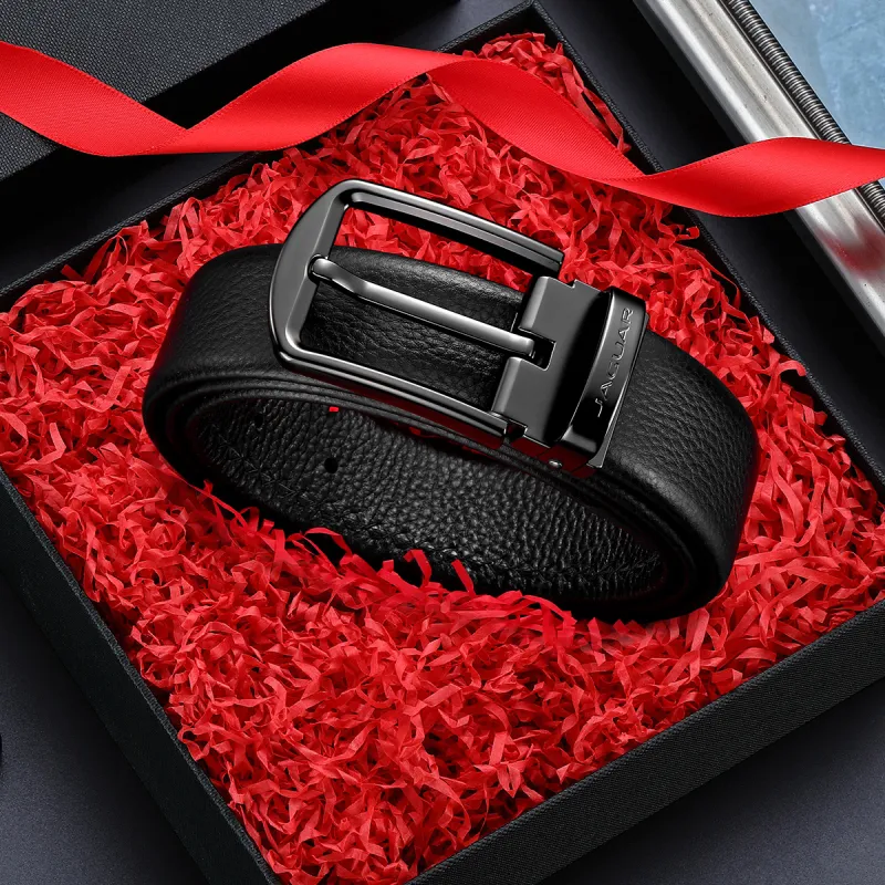 JAGUAR Cow Leather Belts Men's Width 3.4cm-6