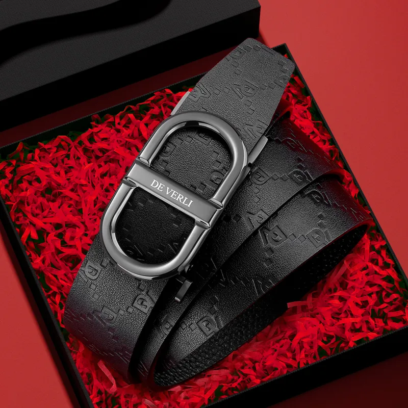 JAGUAR Cow Leather Leather Belts Men's Width  3.5cm-5