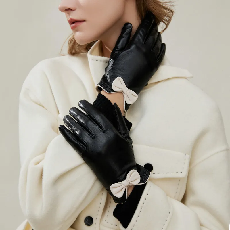 PIERRE CARDIN Goatskin Gloves Women's-3