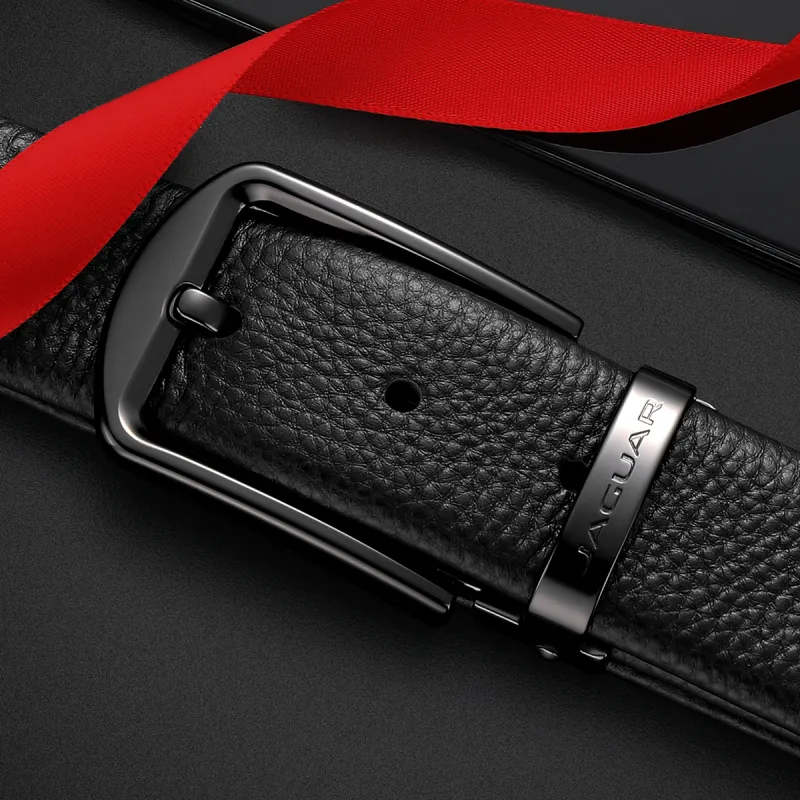JAGUAR Cow Leather Belts Men's Width 3.4cm-7