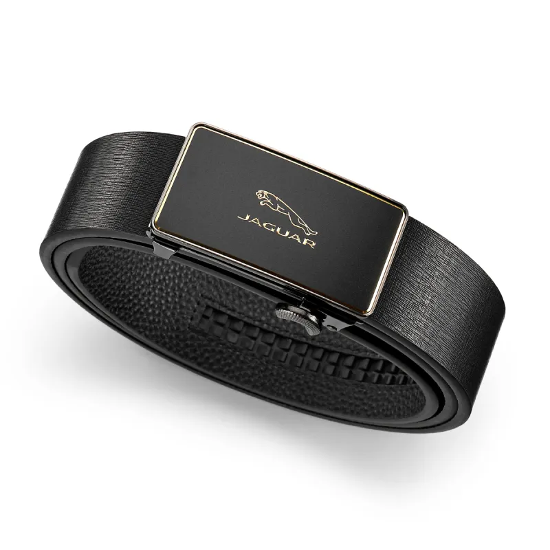 JAGUAR Top Grain Cow Leather Belts Men's 3.4cm-7