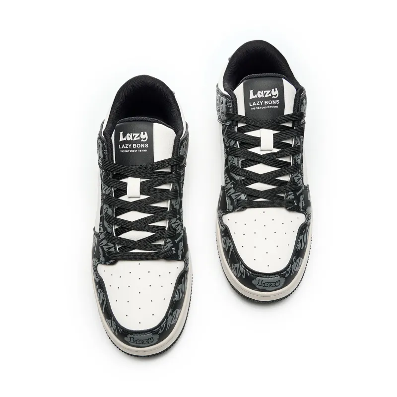LAZY BONS Low-Top Skateboard Shoes Unisex-10
