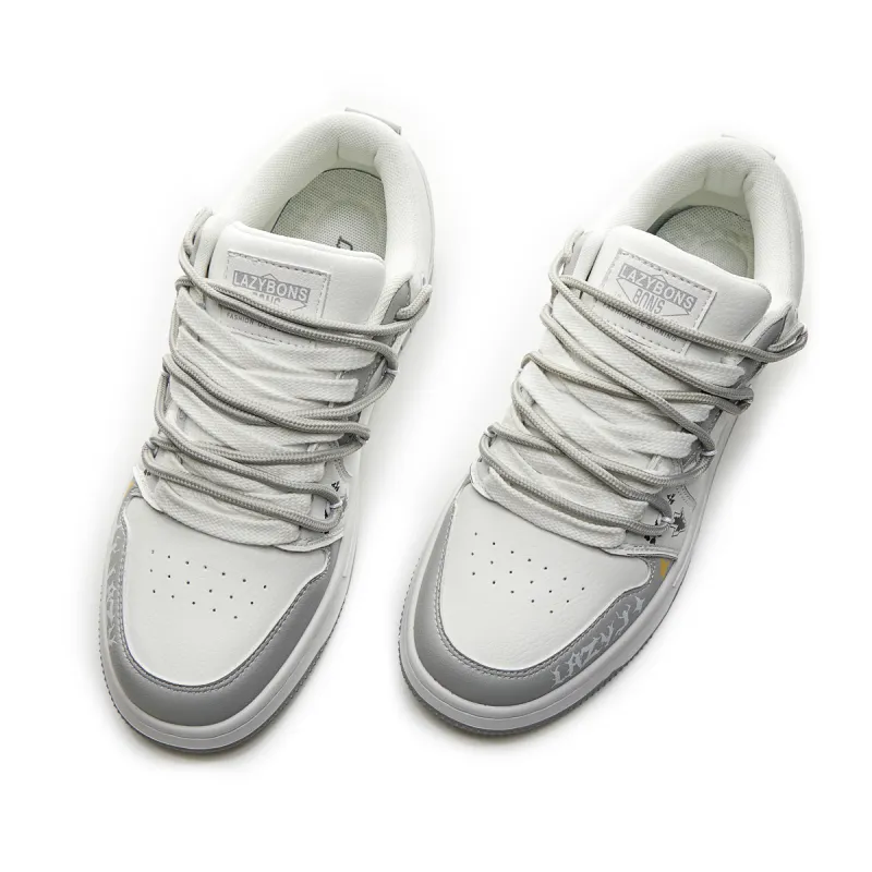 LAZY BONS Abrasion Resistant Breathable Low Top Skateboard Shoes Unisex-11