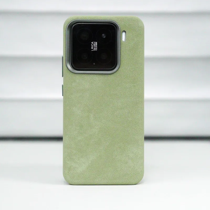 PENGKEXING Leather Material Microfiber Flannel Magnetic Phone Cases Compatibility With Xiaomi 15/14 Pro Trendy And Cool-3