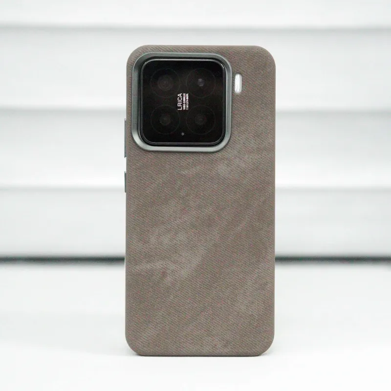 PENGKEXING Leather Material Microfiber Flannel Magnetic Phone Cases Compatibility With Xiaomi 15/14 Pro Trendy And Cool-13