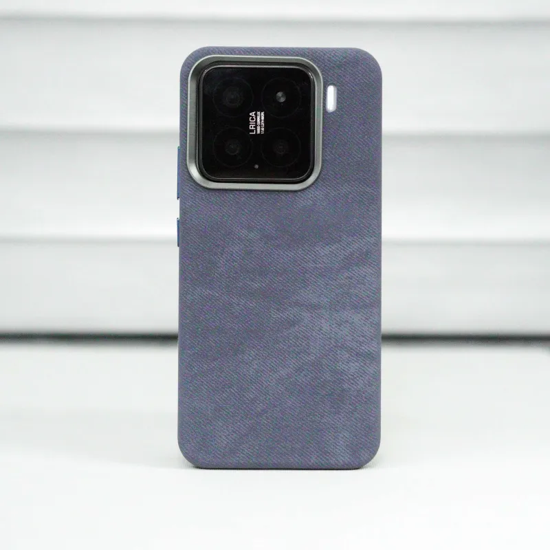 PENGKEXING Leather Material Microfiber Flannel Magnetic Phone Cases Compatibility With Xiaomi 15/14 Pro Trendy And Cool-7