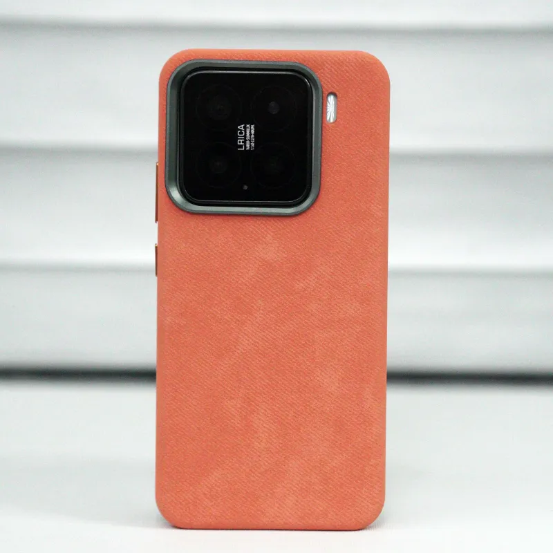 PENGKEXING Leather Material Microfiber Flannel Magnetic Phone Cases Compatibility With Xiaomi 15/14 Pro Trendy And Cool-19